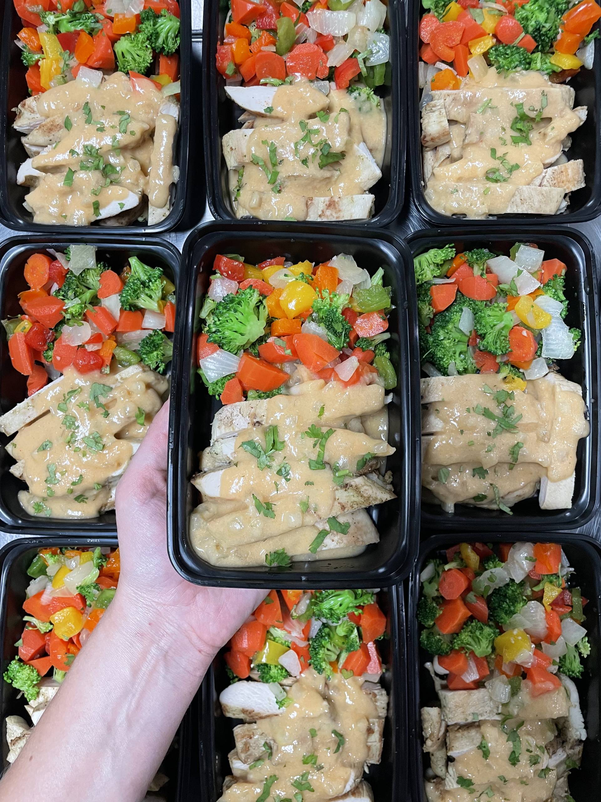 Buffalo Chicken Veggie Bowl